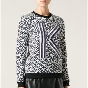Kenzo Broken Floor K Cotton-jersey Sweatshirt